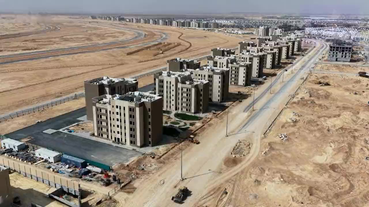 Rows of completed homes at Ebayya in Al Fursan, Riyadh